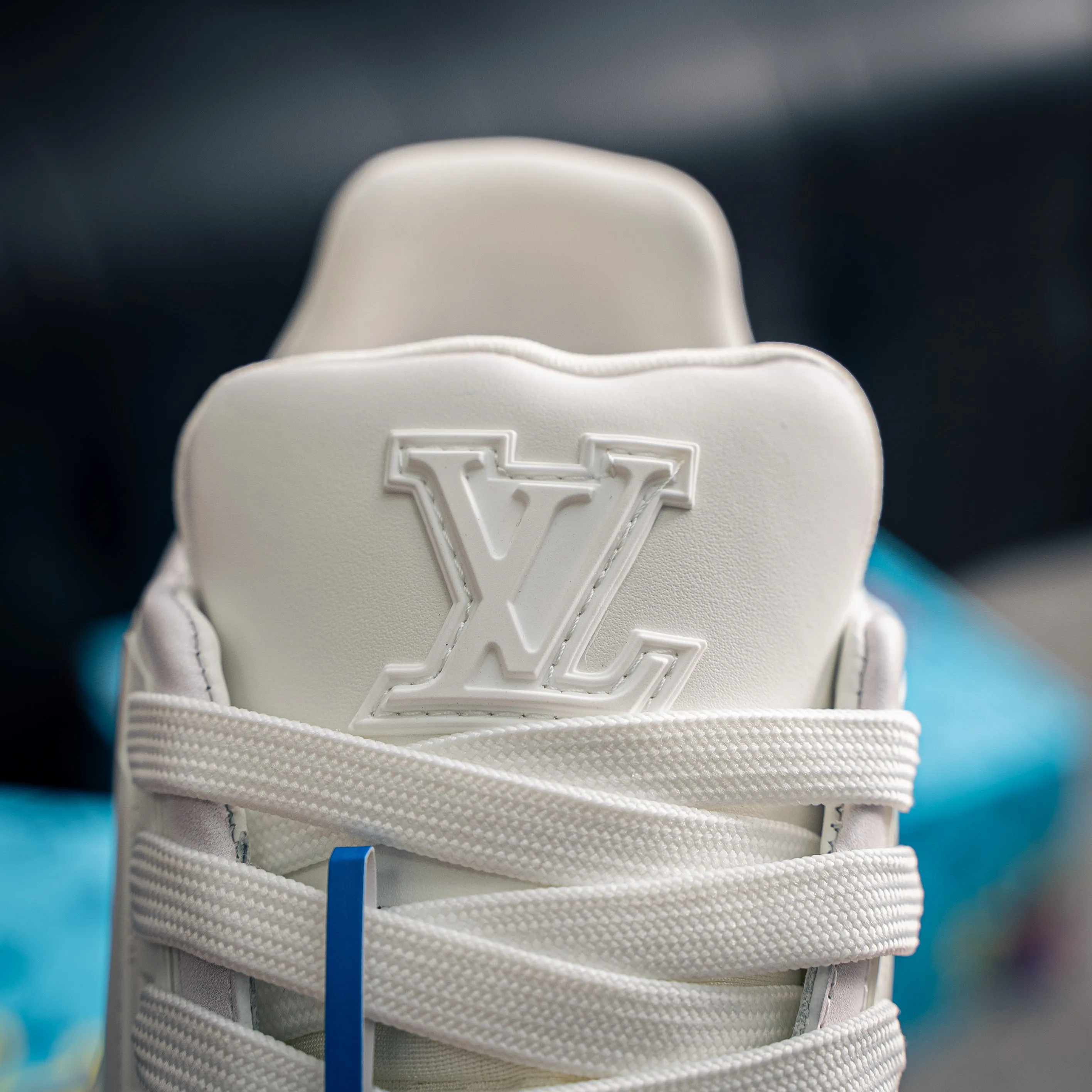 【YS 】 Louis Vuitton LV Trainer Blue ✦ ， ✦ White ， ✦ Lace-Up ，